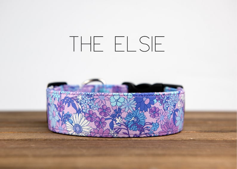 Purple Girly Floral スーパーセール期間限定 Flower Collar quot;The 【SALE／57%OFF】 Elsiequot; Dog