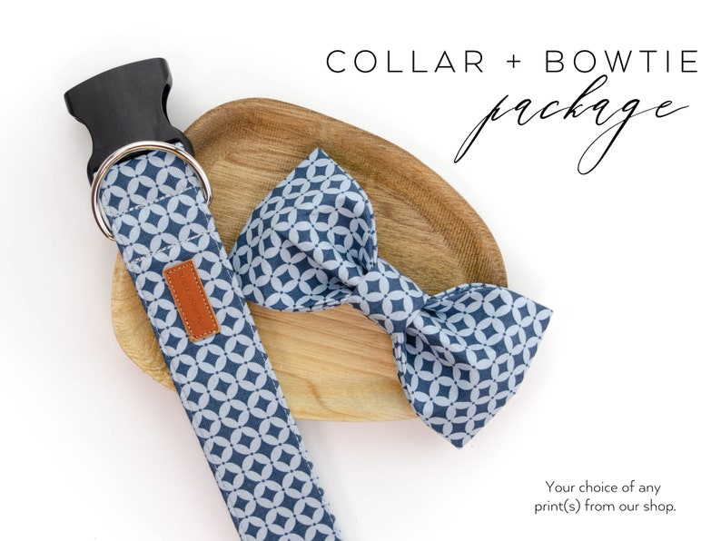 Any Dog Collar + Bowtie Package