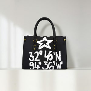 versatile urban personalized handbag perfect as an evening bag and a great gift for your girlfriend