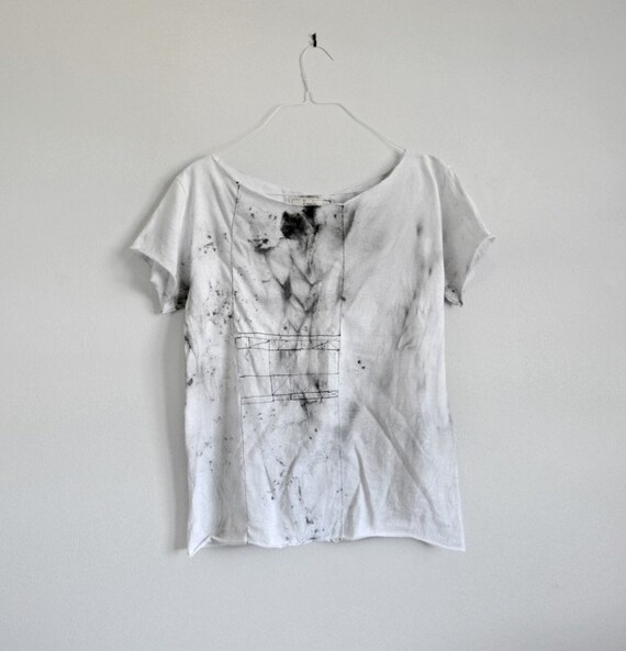 distressed white shirt