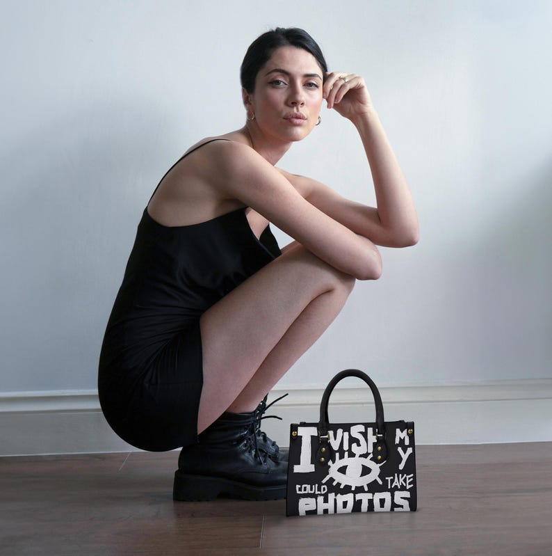 personalized leather bag is an excellent monogrammed gift for her