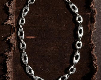 Grosse chaîne en argent collier bijoux tendance chaîne lourde tour de cou bijoux en argent audacieux cadeau petit ami collier en argent épais punk cadeau de mode