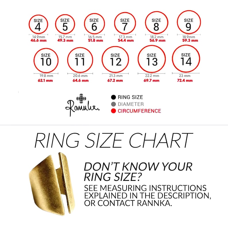 Gold Statement Ring For Daughter Geometric Cut Wide Band Bold Open Brushed Ring Chunky Gold Jewelry Just Because Gift Oversize Antique Band image 6