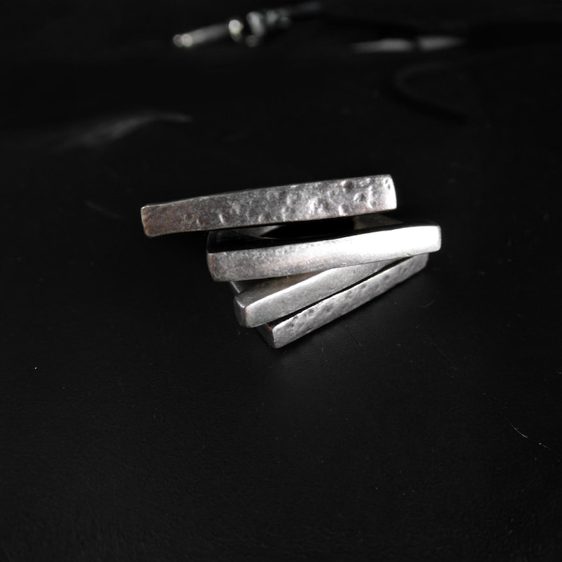 Rustic Texture Ring Men