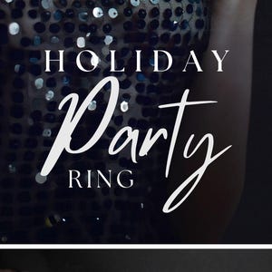 Bold Jewelry Holiday Party Rings