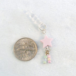 Fairy Kei Shooting Star Phone Charm, For iPhone or Smartphone, Phone Plug, Candy Pastels, Cute & Kawaii : image 4