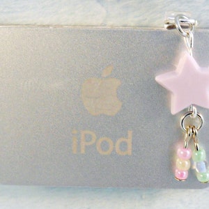 Fairy Kei Shooting Star Phone Charm, For iPhone or Smartphone, Phone Plug, Candy Pastels, Cute & Kawaii : image 2