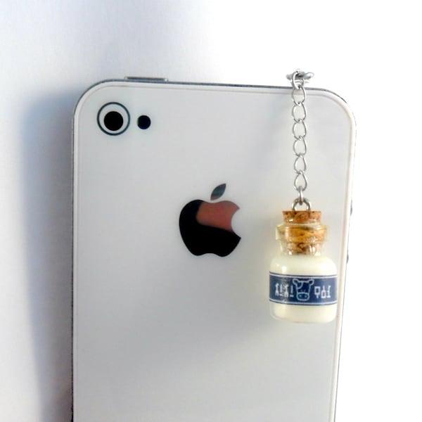 Legend Of Zelda Lon Lon Milk Phone Charm, Dust Plug of Mobiele Telefoon Strap, voor iPhone of smartphone :D