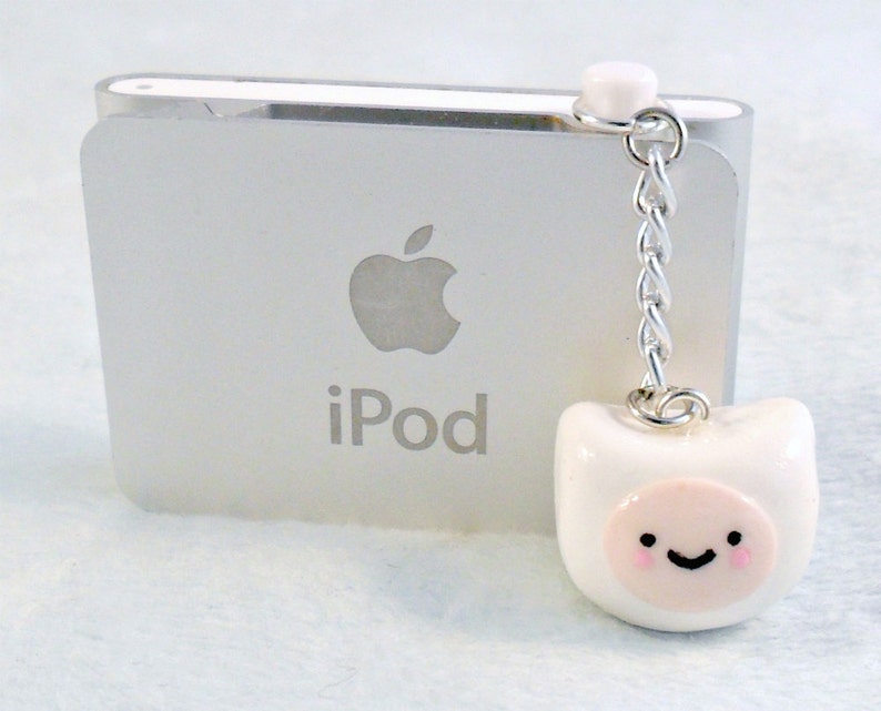 Finn of Adventure Time Phone Charm, For iPhone or Smartphone :D image 1