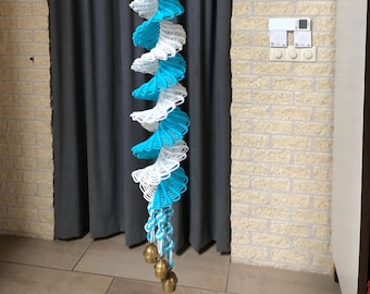 PDF PATTERN/Tutorial Macrame Wind Chime Double Spiral (ENGLISH only) with pictures (New)