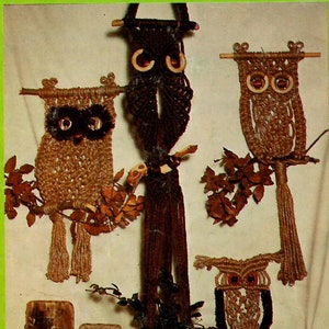 Mad About Macrame  pattern book  / vintage &#39;70 / instructions how to / pdf.book