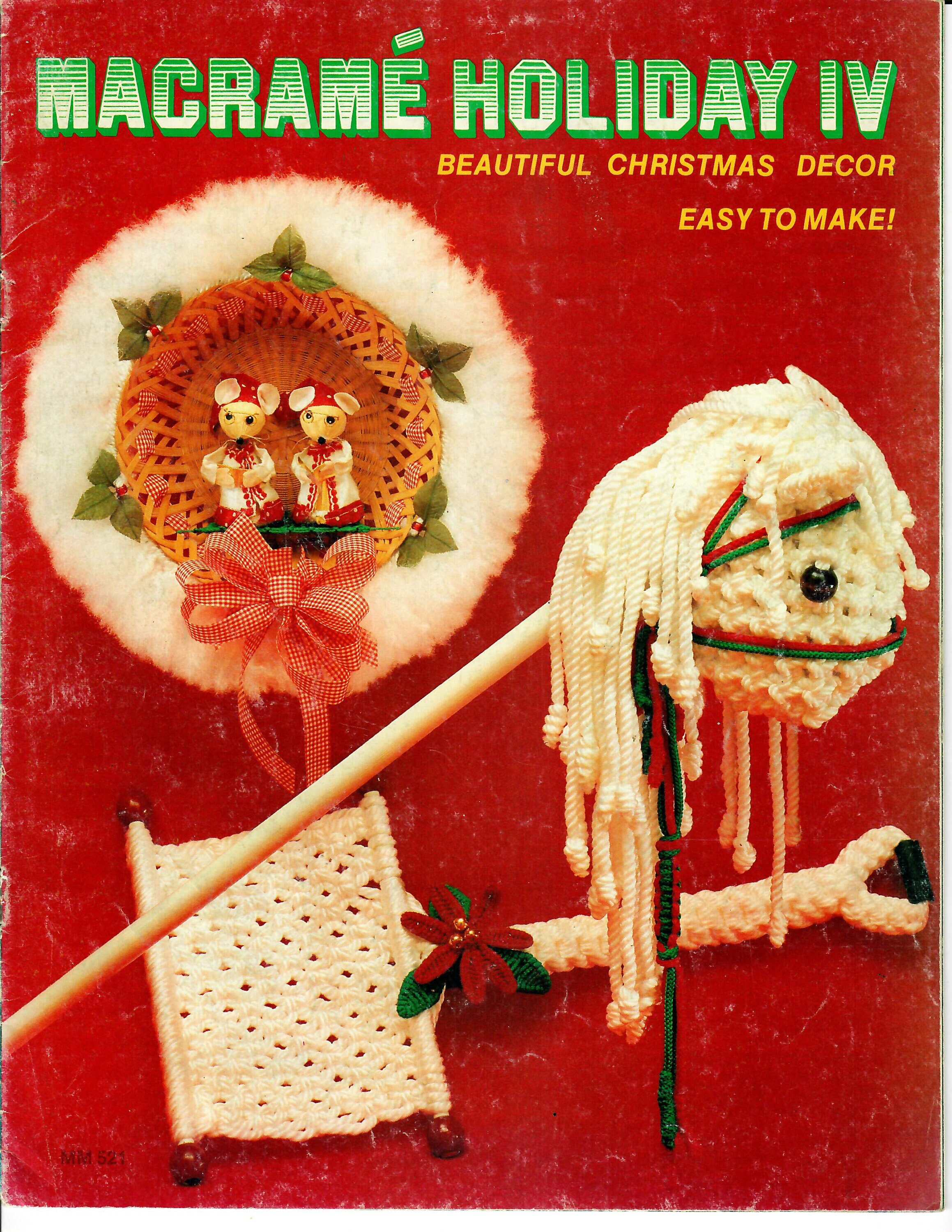 Macrame Holiday IV pattern book  / vintage '70 / instructions how to / pdf.book