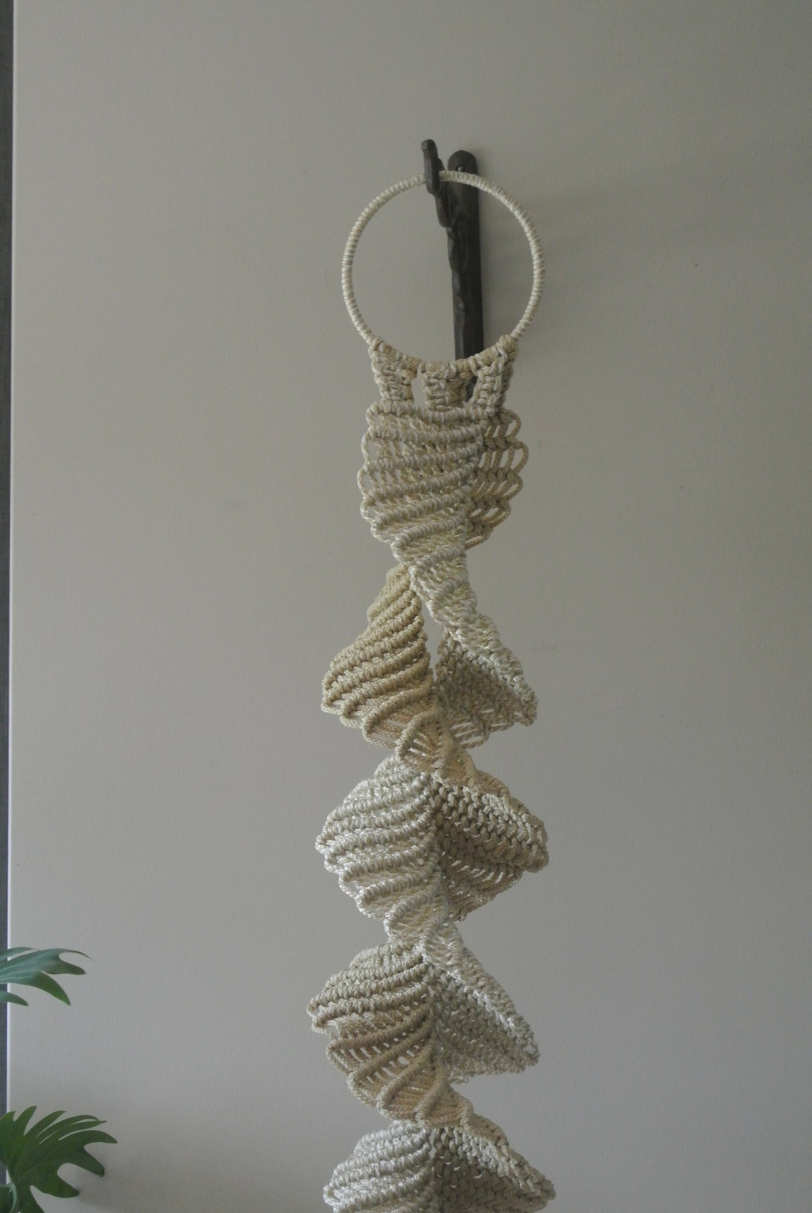 PDF Pattern/tutorial Macrame Wind Chime Double Spiral ENGLISH Etsy