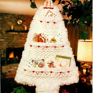 Macrame a Merry Christmas pattern book  / vintage &#39;70 / instructions how to / pdf.book