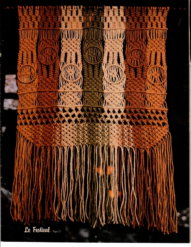 Macramé Elegance IV - 19 Vintage Macrame Patterns Instant Download PDF – Patterns Central