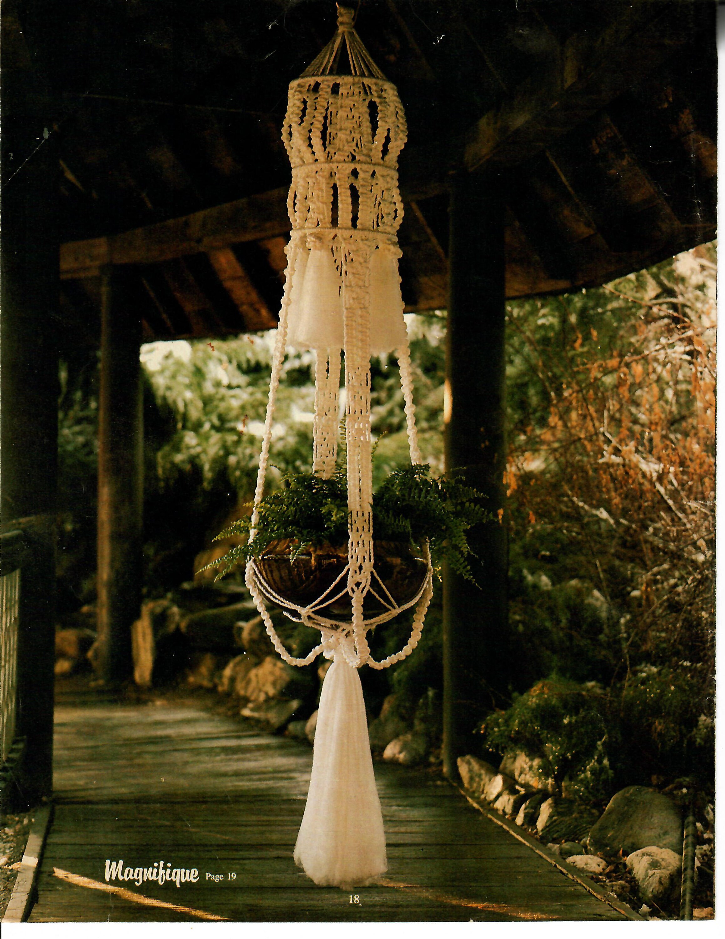 1976 Macrame Elegance by La Creation - 20 Designs / Instructions