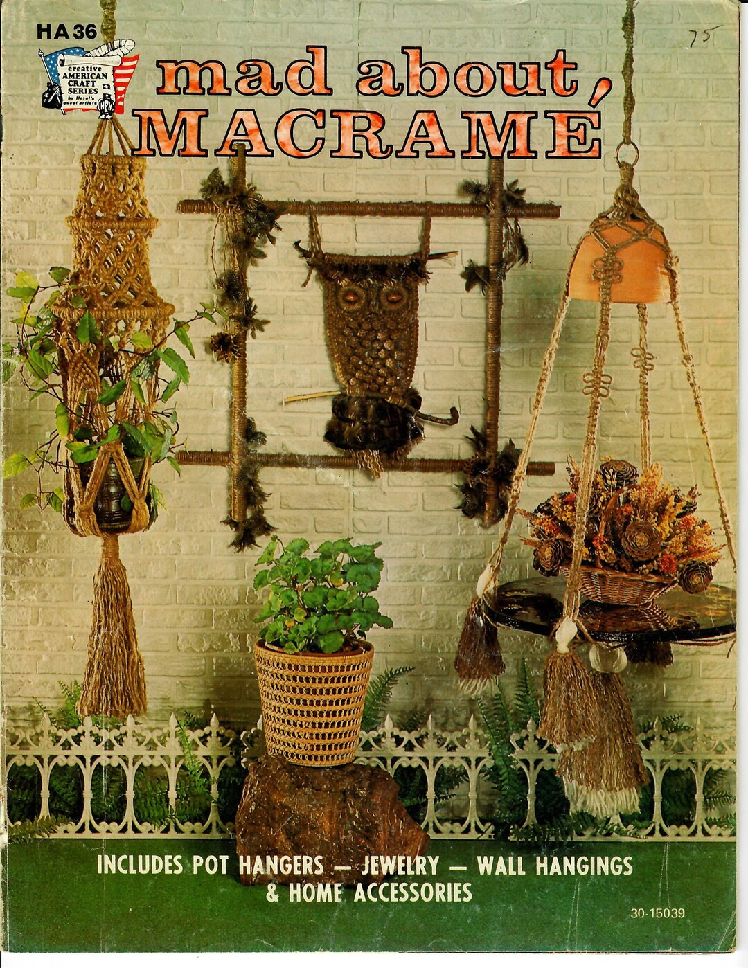 Mad About Macrame Pattern Book / Vintage '70 / Instructions How to ...