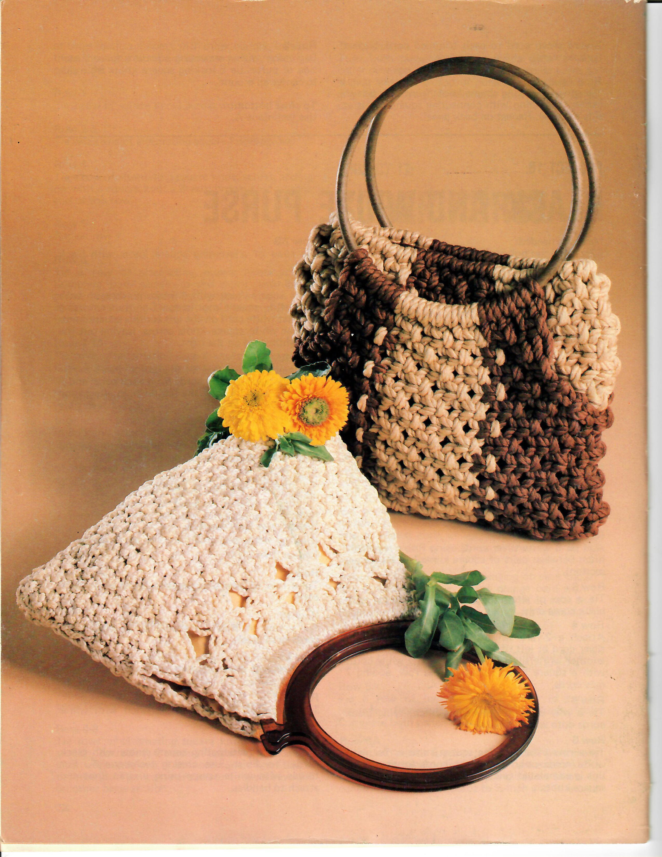 The Macramé Pursemaker II 1970s Macrame Bags Design Handbag - Canada