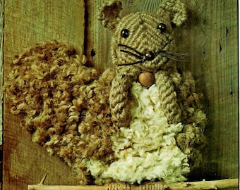 Creative Critters in Macrame by Martha Holton  pattern book / instructions for 8 macrame animals  / vintage &#39;70 / pdf. book