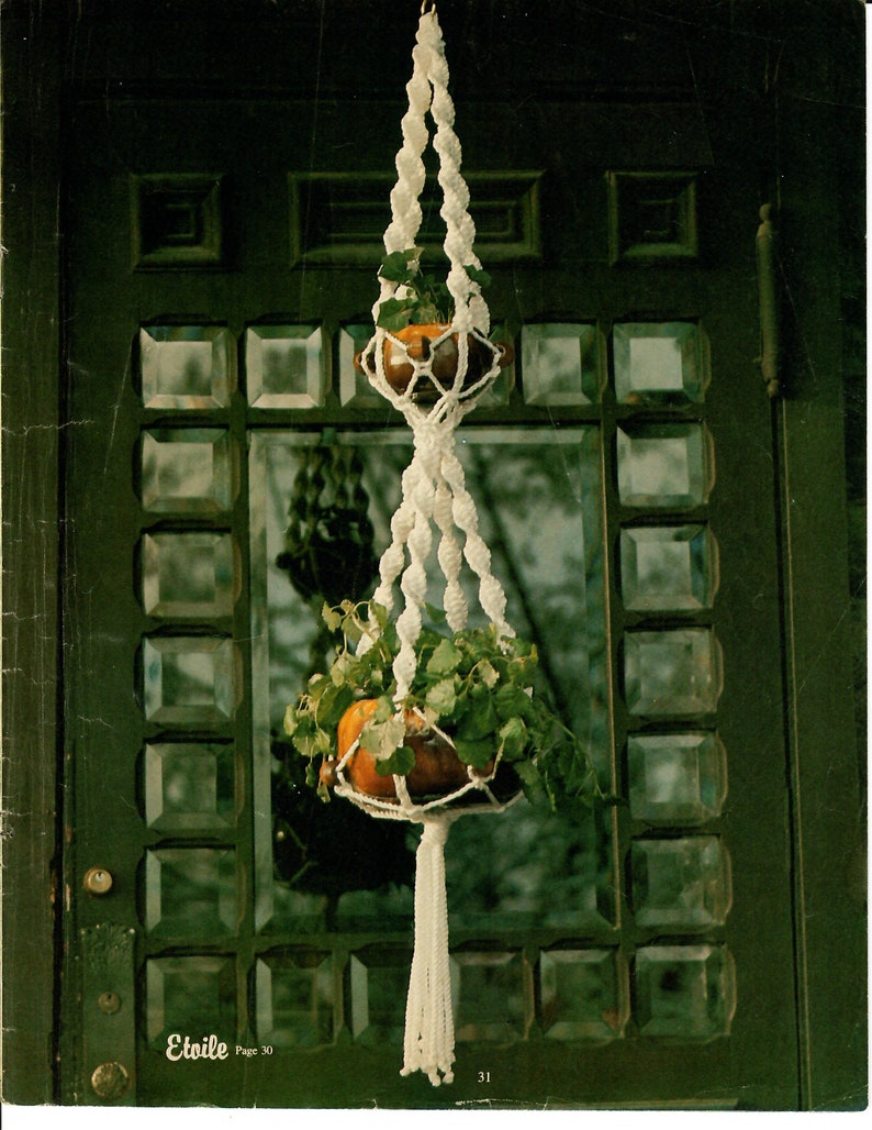 Macramé Elegance VI 1970s Macrame Knots How To Instruction