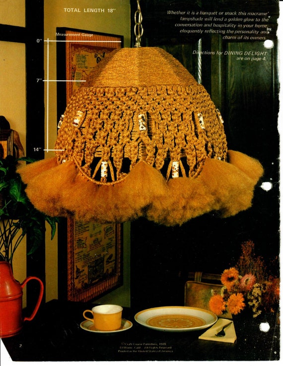 Livre De Macramé Vintage 1974 – Cintres Faciles à Faire – 23 Pages – Artisanat Manuel
