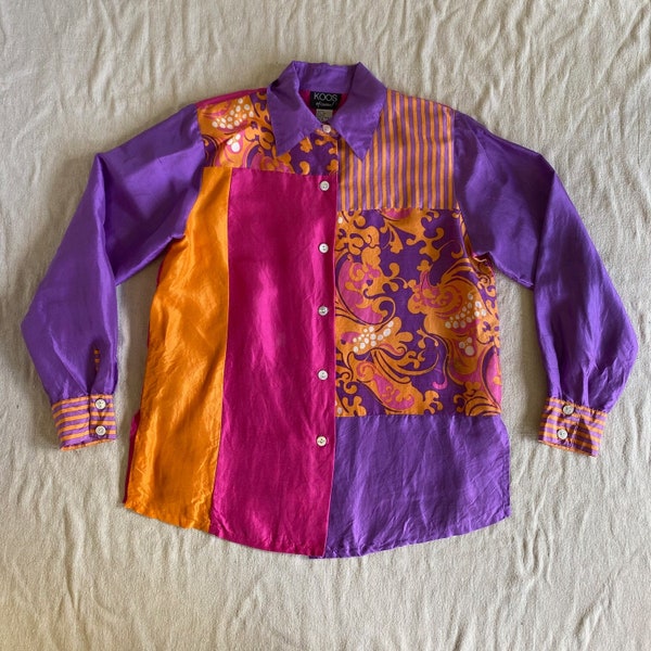 90s Color Block - Etsy