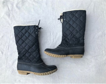 fleece lined boots womens