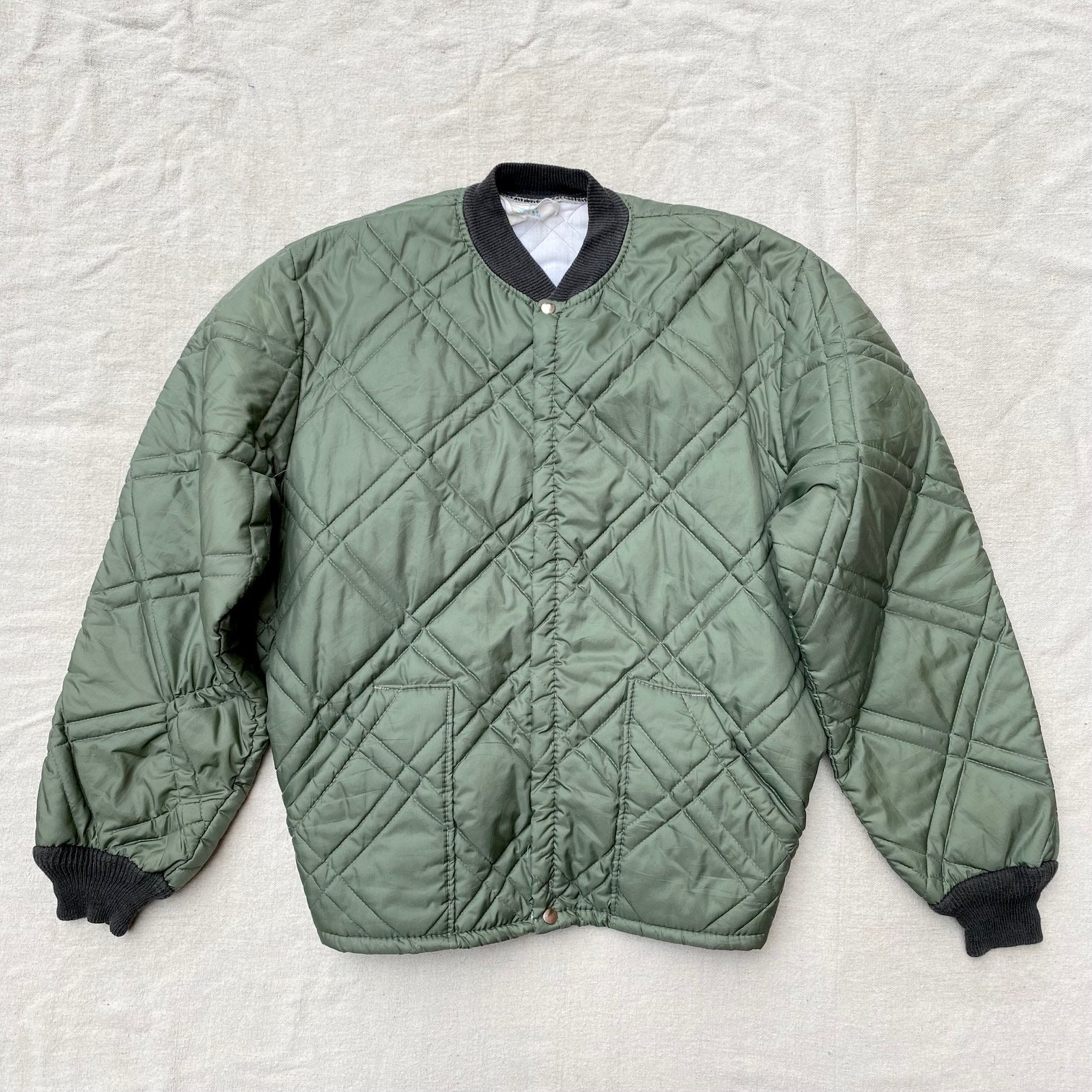 shopdetourvintage Vintage Quilted Liner Jacket, M