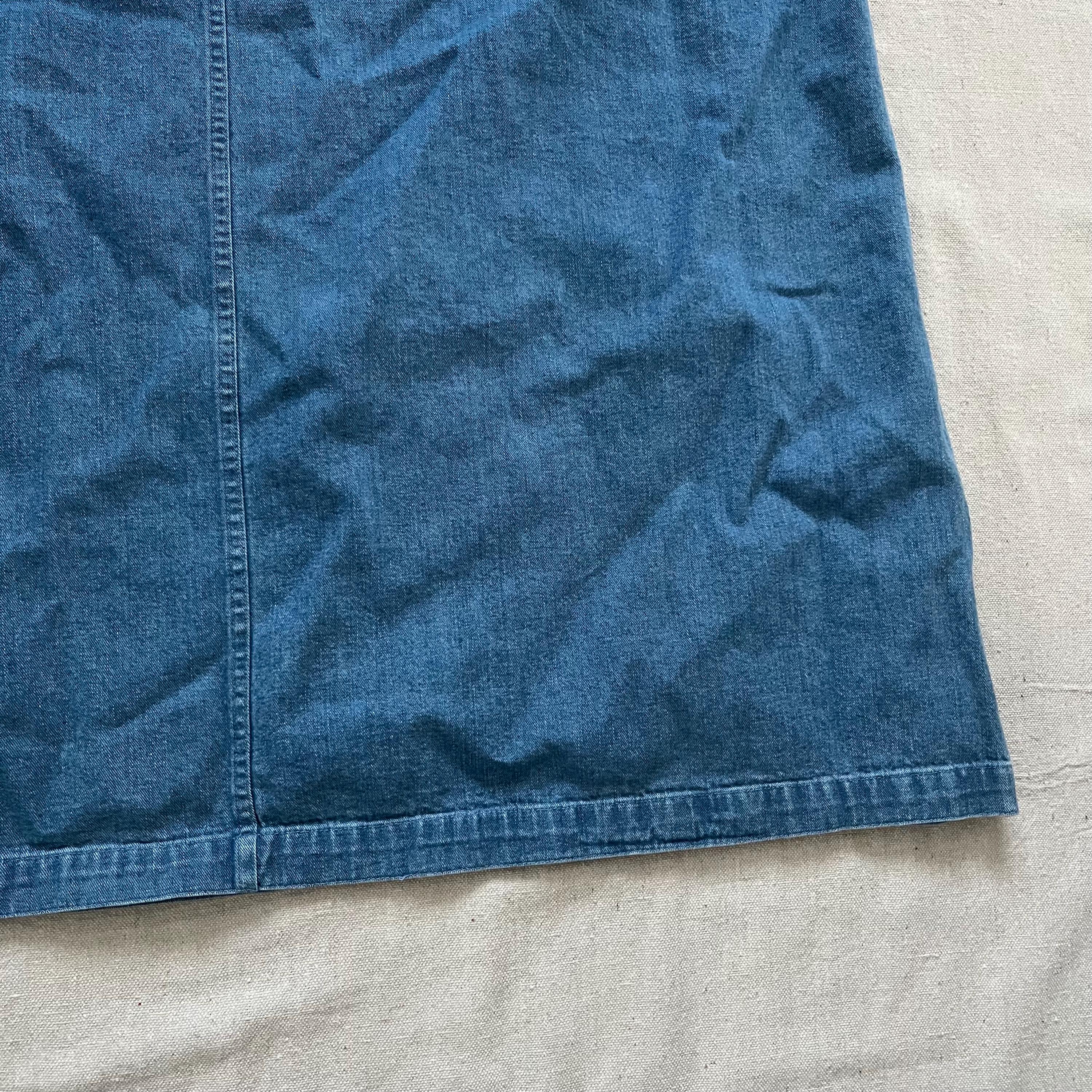 orvis denim dress Vintage 90s-y2k Orvis Denim Dress, Short Sleeve Boxy Fit Square Neck,  Women's Size XL