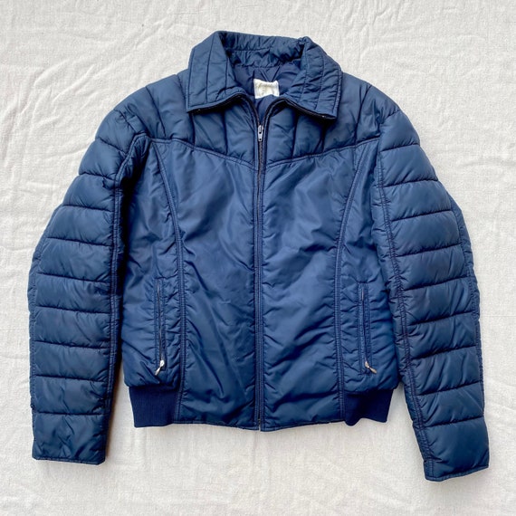 70s 80s Roffe Down Ski Jacket Navy Blue Puffer Coat - Etsy Canada