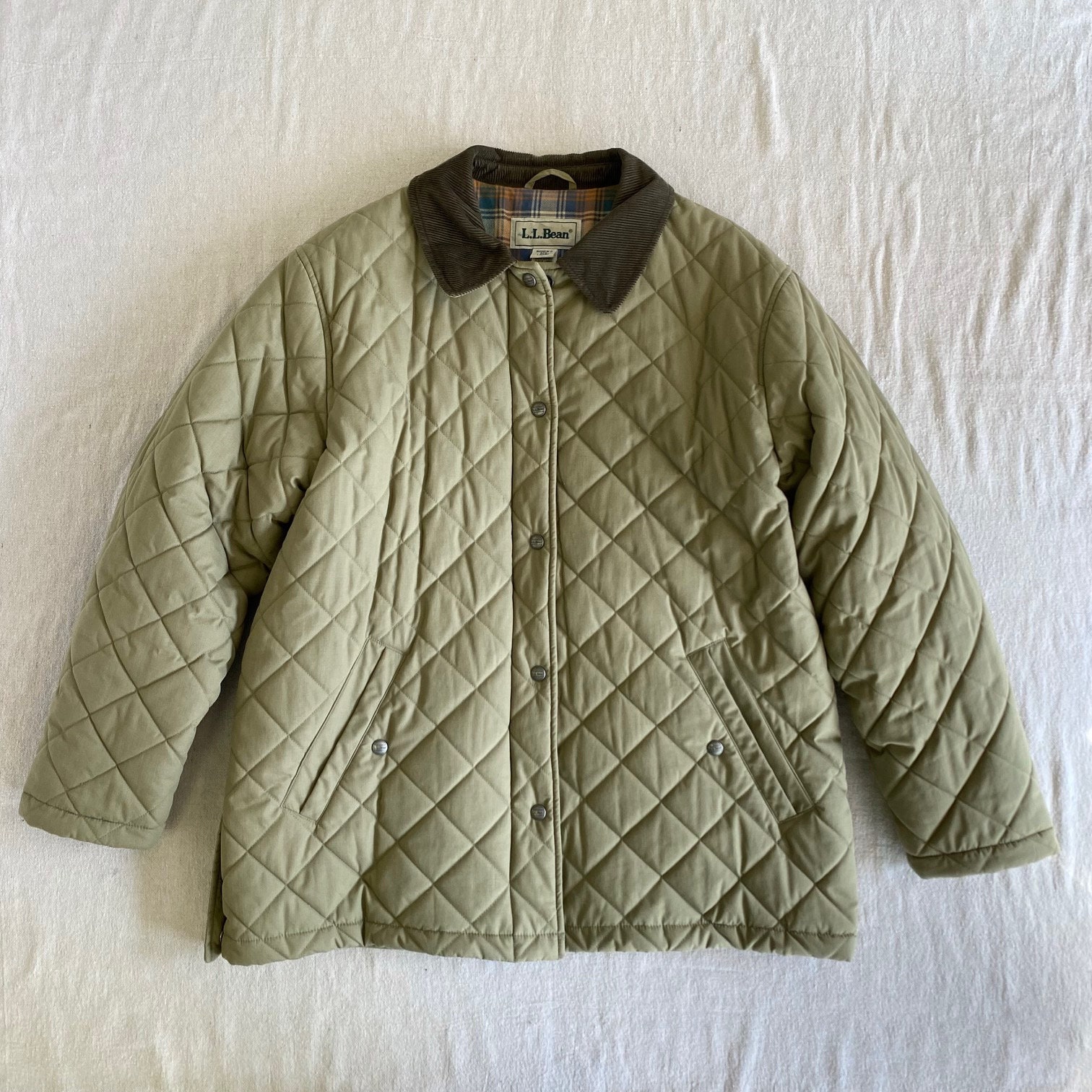 Ll bean quilted barn coat Clearance