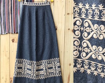 long summer skirts 70s