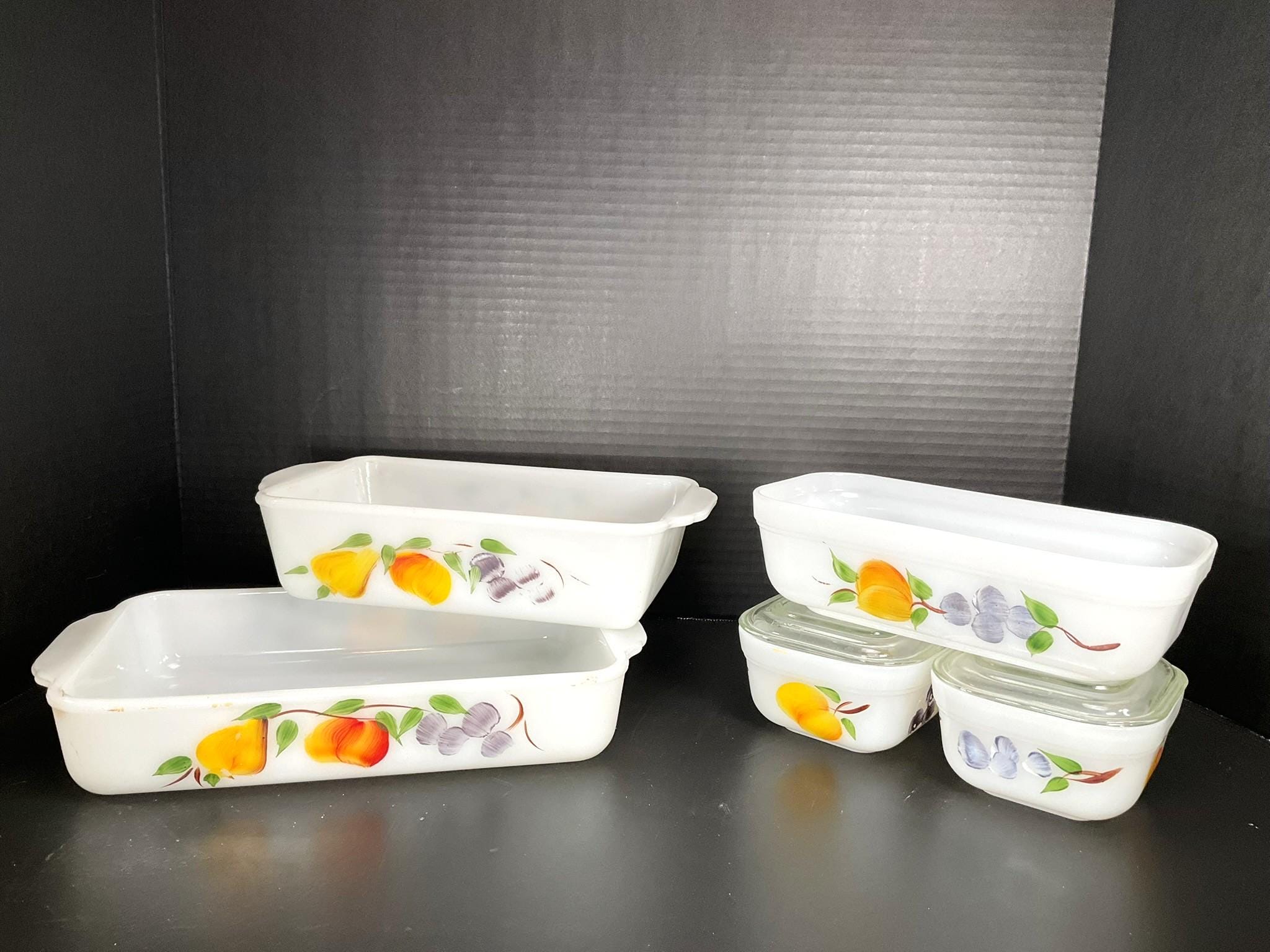 Fire King Refrigerator Dishes - Etsy