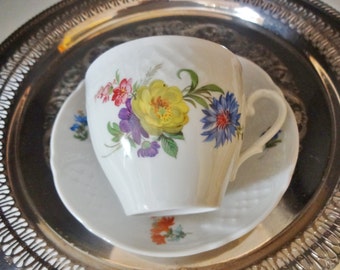Vintage House of Goebel Tea Cup & Saucer  - Collectible Vintage Teacup and Saucer - Bavarian China -  Tea Party - Cottage - Shabby Chic