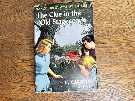 Nancy Drew "the Clue in the Old Stagecoach" W/dj - Vol. 37 - 1st Edition 1960A-1 - Carolyn Keene - Blue Tweed Cover - Grosset & Dunlap - Etsy Nancy Drew "the Clue in the Old Stagecoach" W/dj - Vol. 37 - 1st Edition 1960A-1 - Carolyn Keene - Blue Tweed Cover - Grosset & Dunlap - Etsy