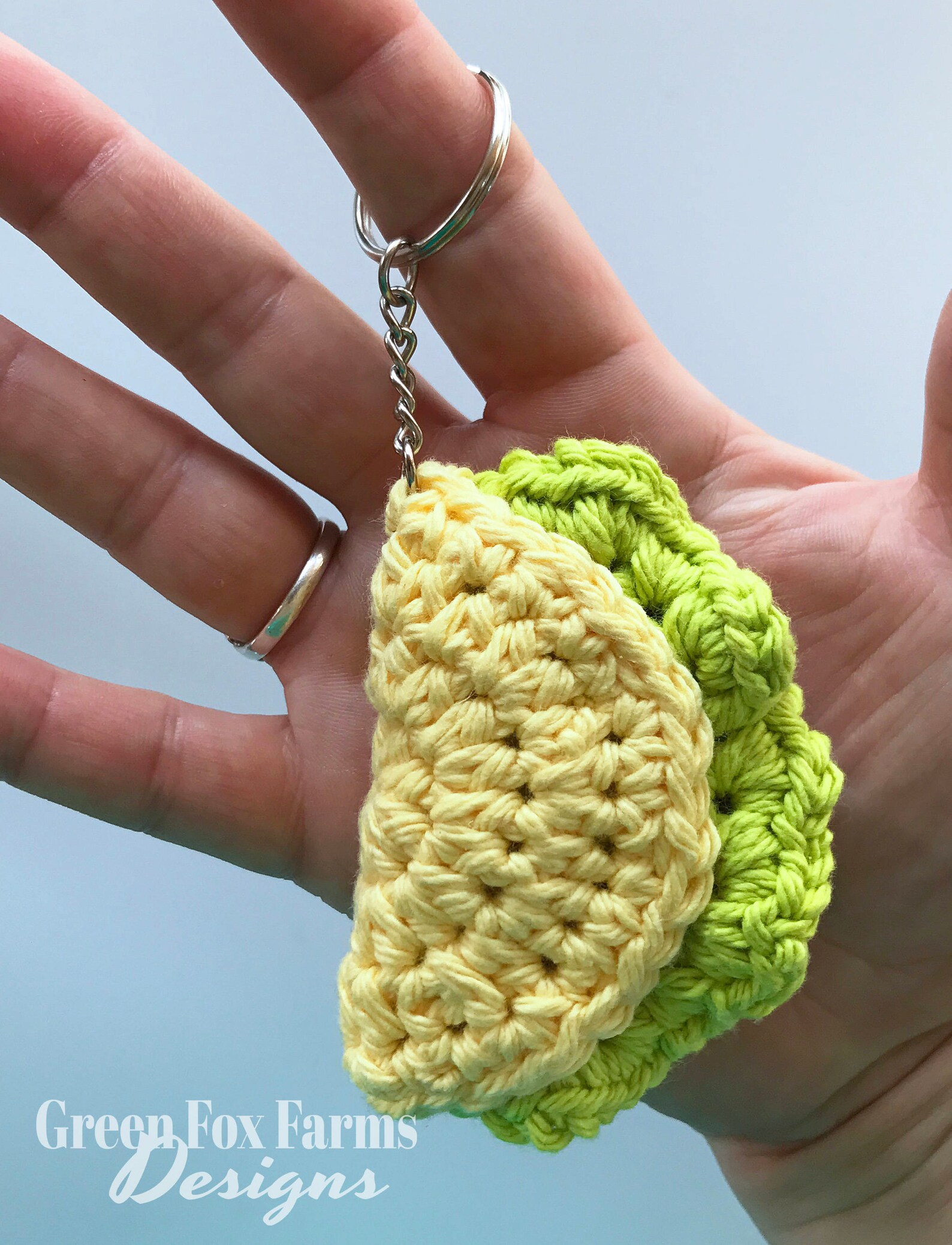 Taco Keychain Crochet Taco Toy Amigurumi Taco Mini Taco Etsy
