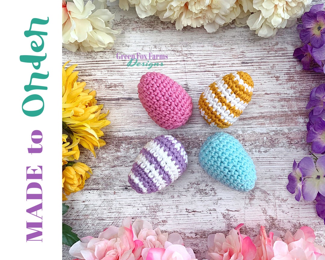 Easter Eggs Rattles Egg Rattles Knit Baby Easter Gift Etsy