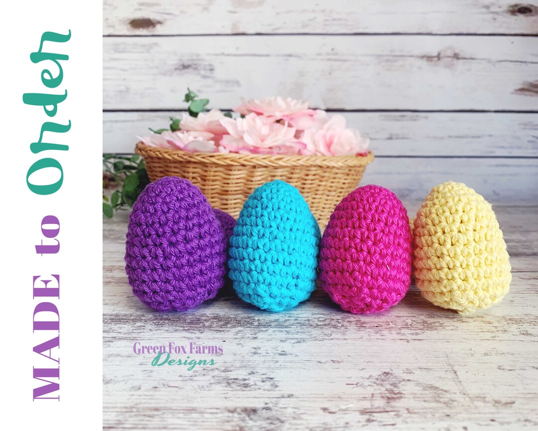 Easter Eggs Rattles Egg Rattles Knit Baby Easter Gift Etsy