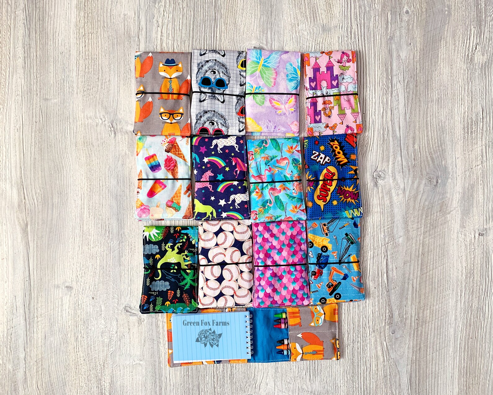 Kids Art Set Unicorn Gift Crayon Roll Artist Drawing Set Etsy