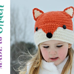 Fox Hat, Adult Fox Hat, Animal Hat, Crochet Fox Hat, Gifts for Kids, Gifts For Her, Kids Fox Hat, Unique, Crochet Fox Hat, Free Shipping