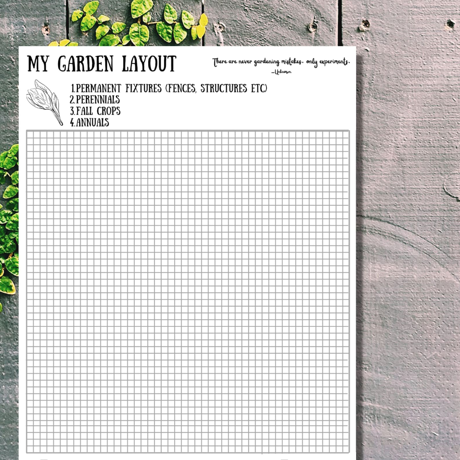 Free printable vegetable garden planner - hitkool