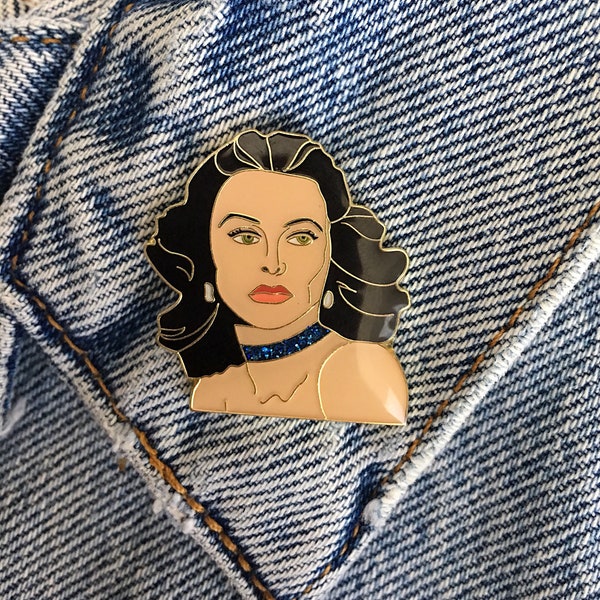 Hedy Lamarr Emaille Pin