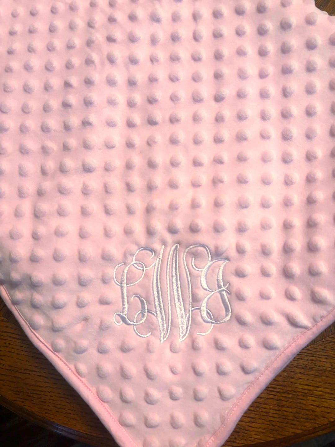 Southern Preppy Palms Monogrammed Minky Blanket main image 1