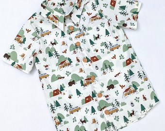 Camping Hiking Shirt For Boys