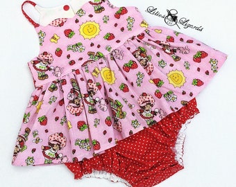 Strawberry Shortcake Romper For Girls