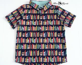Book Shirt For Boys - Boys Back-to-School Shirt