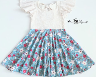 Girls Holiday Dress, Gold Sparkle Christmas Dress, Santa Photos