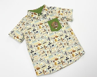 National Parks Shirt For Boys - Boys Summer Shirt