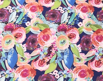 Riley Blake Blissful Blooms Cotton Fabric - Lila Tueller C11910