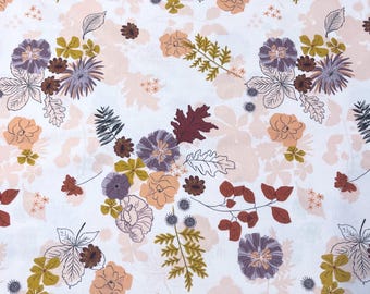 Riley Blake Maple Quilting Cotton | Gabrielle Neil Design, Blush Autumn Leaves (By The Yard)